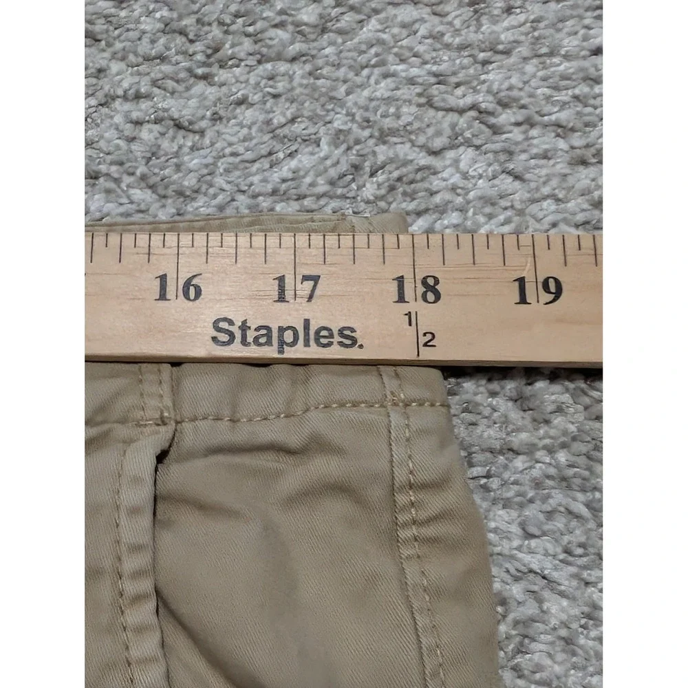 American Eagle Chinos Mens 36x30 Khaki Slim Straight Cotton‎ Twill Pants Casual
